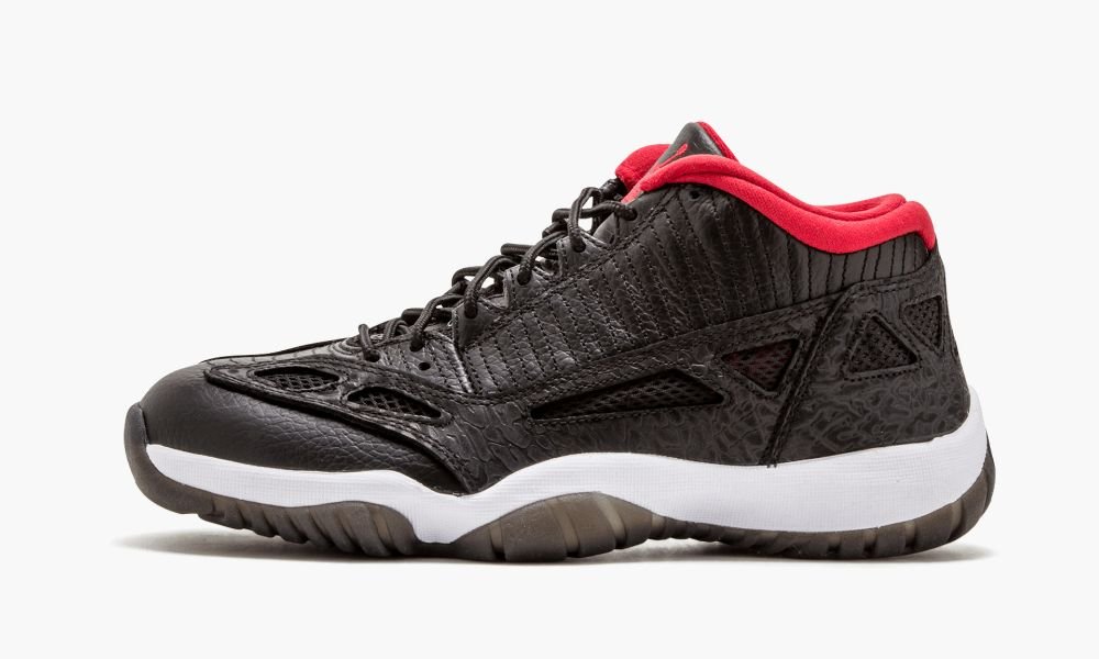 Nike Air Jordan 11 Retro Low IE Muške Cipele Crne Crvene Bijele | Hrvatska-0629784