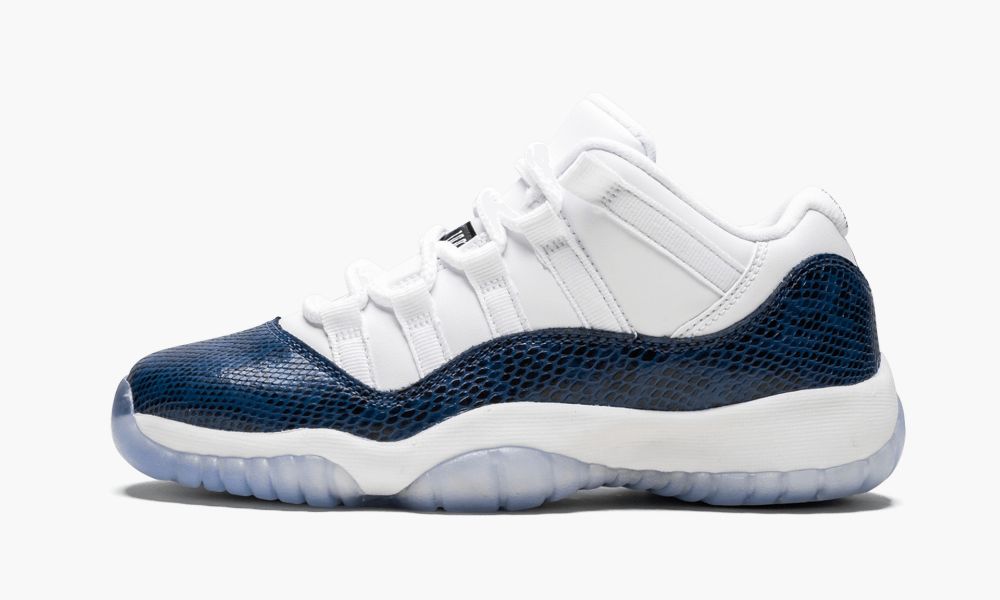 Nike Air Jordan 11 Retro Low LE GS "Blue Snakeskin" Dječje Cipele Bijele Plave Crne Tamnoplave | Hrvatska-9460718