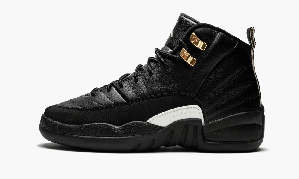 Nike Air Jordan 12 Retro BG "The Master" Dječje Cipele Crne Bijele Zlatne | Hrvatska-7641582