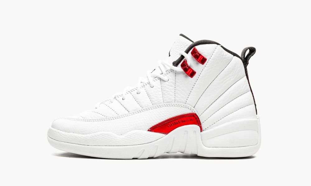 Nike Air Jordan 12 Retro GS "Twist" Dječje Cipele Crne Crvene Bijele | Hrvatska-4682153