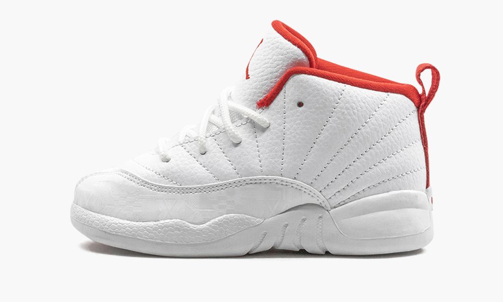 Nike Air Jordan 12 TD "FIBA" Dječje Cipele Crvene Bijele | Hrvatska-2815470