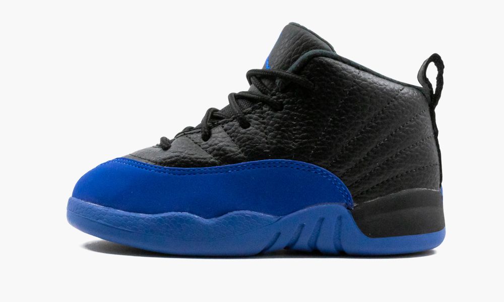 Nike Air Jordan 12 TD "Royal" Dječje Cipele Crne Plave Kraljevska Plava | Hrvatska-0958672