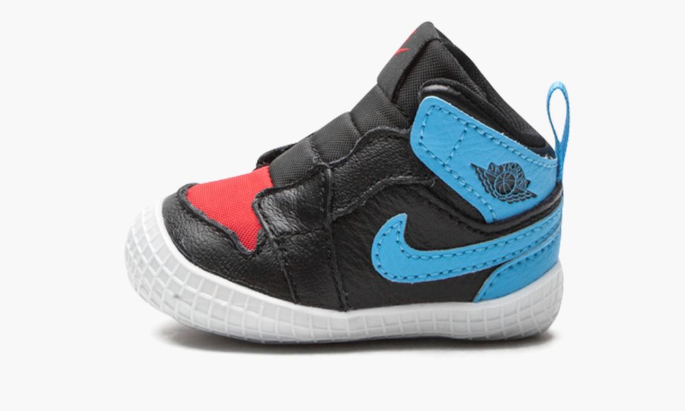 Nike Air Jordan 1 Crib Bootie "UNC to Chicago" Dječje Cipele Crne Crvene Plave | Hrvatska-8491032