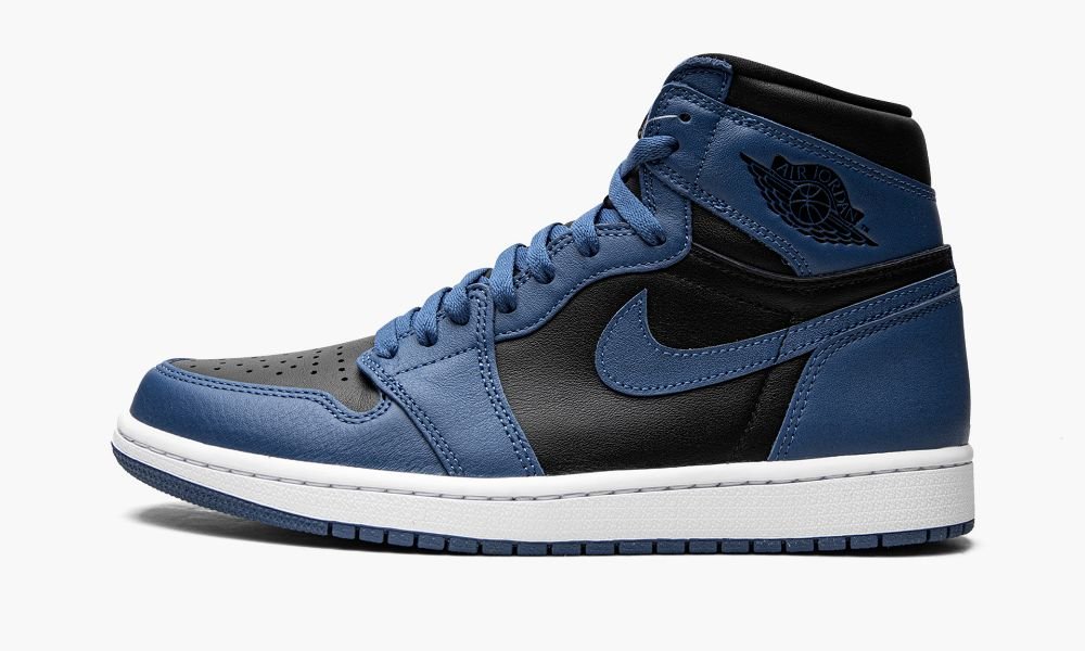 Nike Air Jordan 1 High OG "Dark Marina Blue" Muške Cipele Crne Plave Crne Bijele Plave | Hrvatska-5174236