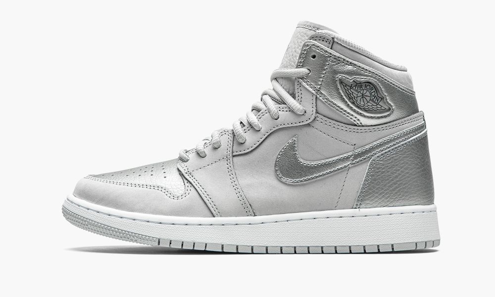 Nike Air Jordan 1 High OG GS "Co.JP - Metallic Silver" Dječje Cipele Sive Srebrne Sive | Hrvatska-0539487