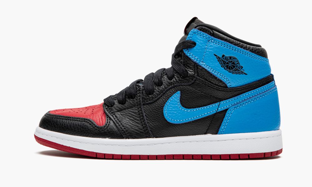 Nike Air Jordan 1 High OG (PS) "UNC to Chicago" Dječje Cipele Crne Plave | Hrvatska-3762594