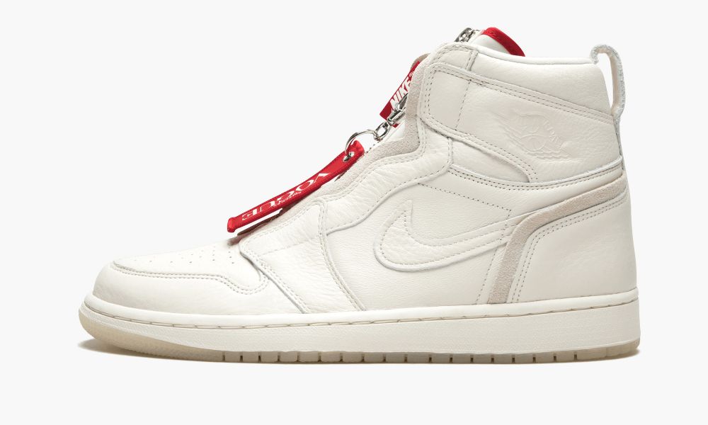 Nike Air Jordan 1 High Zip AWOK "Vogue Sail" Ženske Cipele Crvene Bijele | Hrvatska-4239651