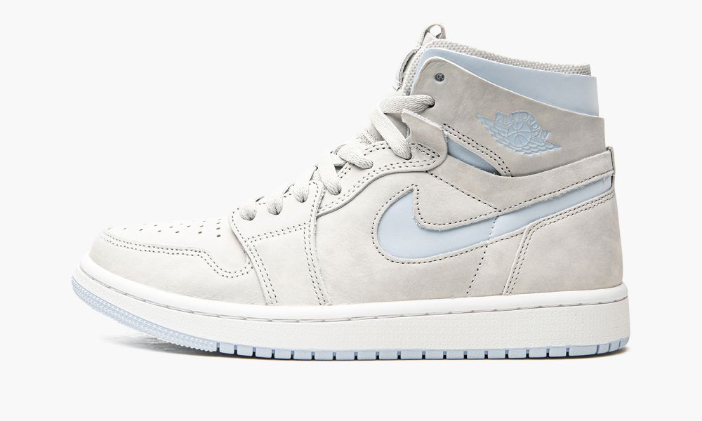 Nike Air Jordan 1 High Zoom CM "Grey Fog" Ženske Cipele Sive Bijele Plave | Hrvatska-2536048