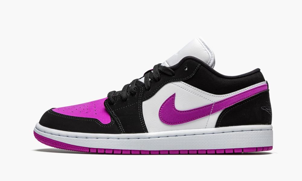 Nike Air Jordan 1 Low "Black/ Cactus Flower" Ženske Cipele Crne Bijele Cvjetne | Hrvatska-1470538