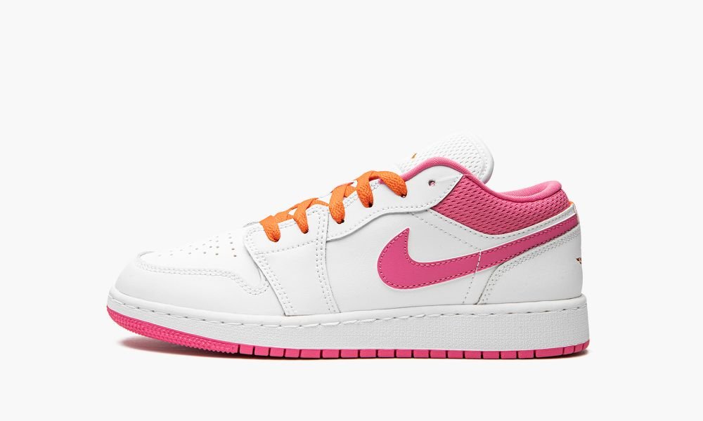 Nike Air Jordan 1 Low GS "Pinksicle" Dječje Cipele Bijele Narančaste Roze | Hrvatska-3691257