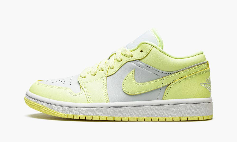 Nike Air Jordan 1 Low "Lemonade" Ženske Cipele Žute Srebrne Platine | Hrvatska-4136579