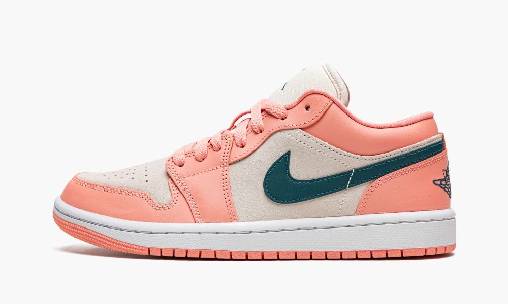 Nike Air Jordan 1 Low "Light Madder Root" Ženske Cipele Roze Tirkizne Zelene | Hrvatska-6017423