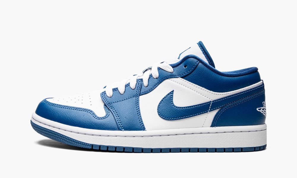 Nike Air Jordan 1 Low "Marina Blue" Ženske Cipele Bijele Plave | Hrvatska-0198342