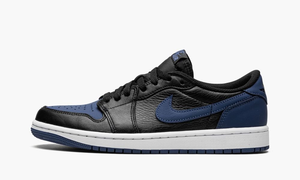 Nike Air Jordan 1 Low OG "Mystic Navy" Muške Cipele Crne Bijele Plave Tamnoplave | Hrvatska-5481936