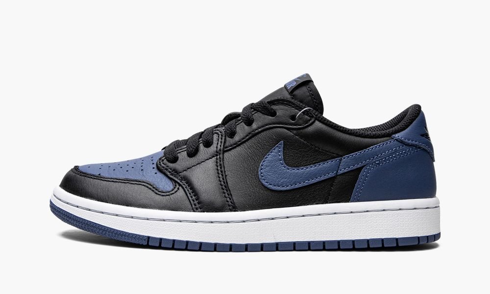 Nike Air Jordan 1 Low OG "Mystic Navy" Ženske Cipele Crne Bijele Plave Tamnoplave | Hrvatska-6135849