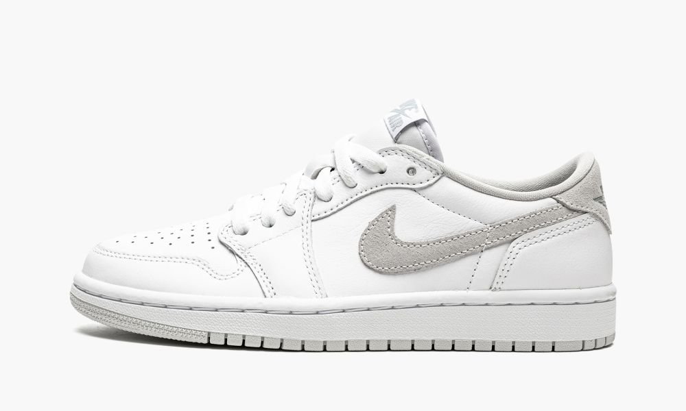 Nike Air Jordan 1 Low OG "Neutral Grey" Ženske Cipele Bijele Sive | Hrvatska-2489761