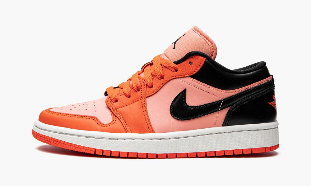 Nike Air Jordan 1 Low "Orange Black" Ženske Cipele Crne Narančaste | Hrvatska-3180457