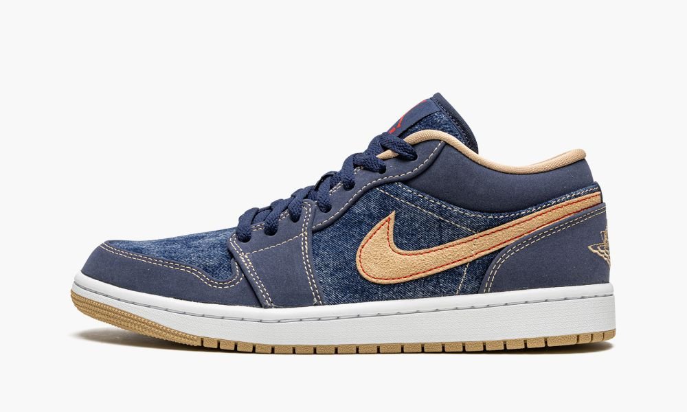 Nike Air Jordan 1 Low SE "Denim" Muške Cipele Plave Tamnoplave | Hrvatska-0193426