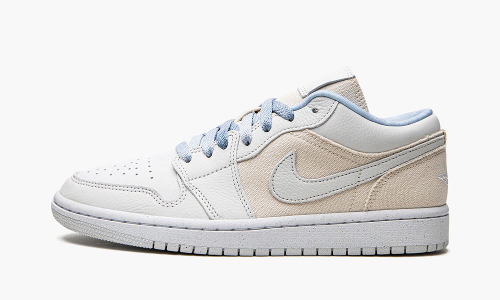 Nike Air Jordan 1 Low SE "Grey cream" Ženske Cipele Bijele Plave | Hrvatska-4258379