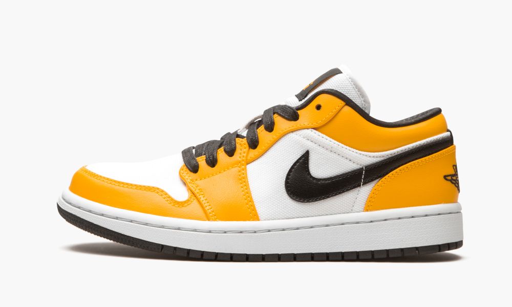 Nike Air Jordan 1 Low SE "Laser Orange" Ženske Cipele Bijele Crne Žute Narančaste | Hrvatska-5428671