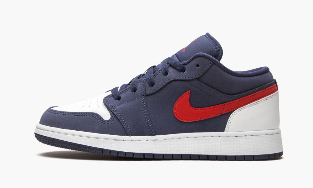 Nike Air Jordan 1 Low SE "USA" Dječje Cipele Bijele Crvene Plave Tamnoplave | Hrvatska-7534690