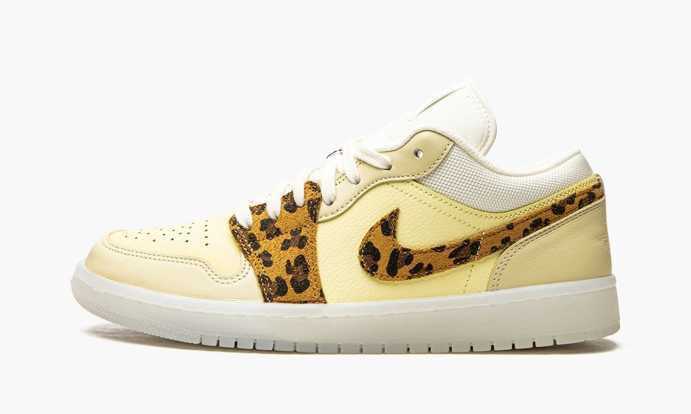 Nike Air Jordan 1 Low "SNKRS Day" Ženske Cipele Leopard Bijele Žute | Hrvatska-4982531