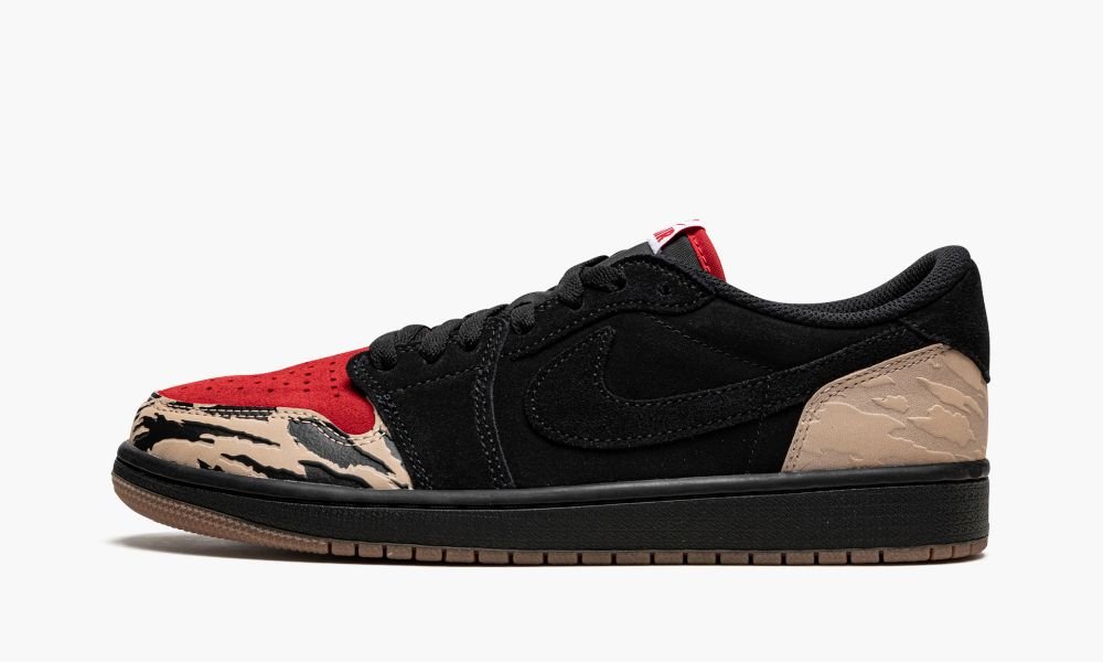 Nike Air Jordan 1 Low SP "SoleFly - Carnivore" Muške Cipele Visebojne Crne Bijele | Hrvatska-0749582