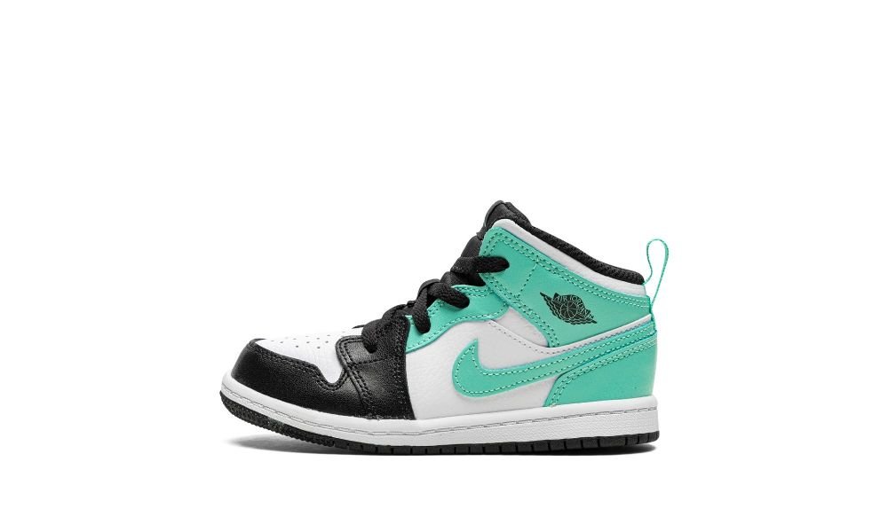 Nike Air Jordan 1 MID TD "Tropical Twist" Dječje Cipele Crne Bijele | Hrvatska-6381240