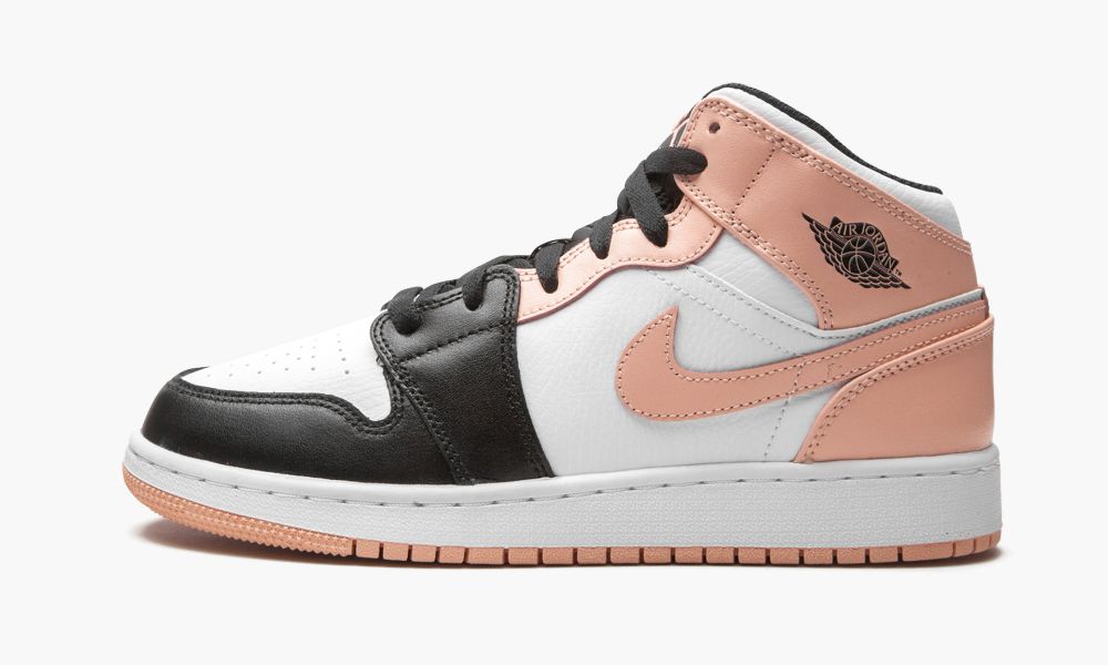 Nike Air Jordan 1 Mid GS "Arctic Orange" Dječje Cipele Crne Bijele Narančaste Crne | Hrvatska-6157309