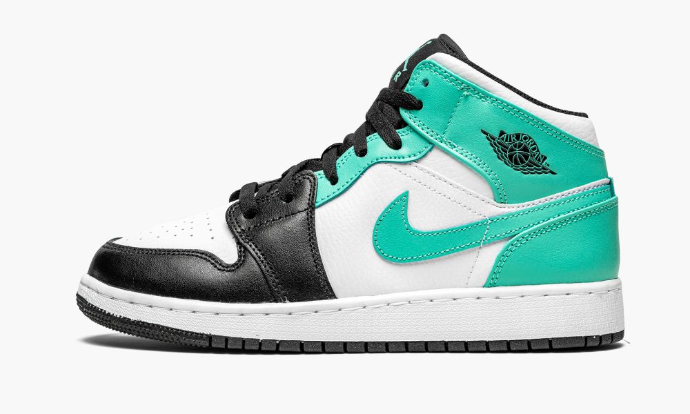 Nike Air Jordan 1 Mid GS "Igloo - Tropical Twist" Dječje Cipele Crne Bijele | Hrvatska-3415860