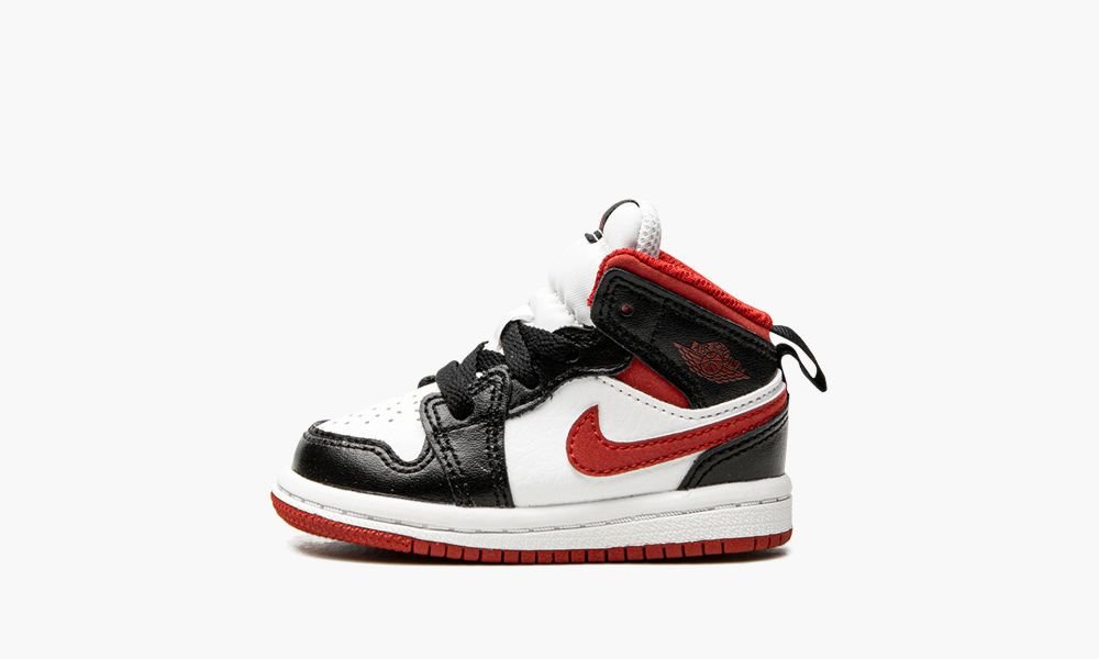 Nike Air Jordan 1 Mid "Gym Red Black White" Dječje Cipele Crvene Crne Bijele Crvene | Hrvatska-1743608