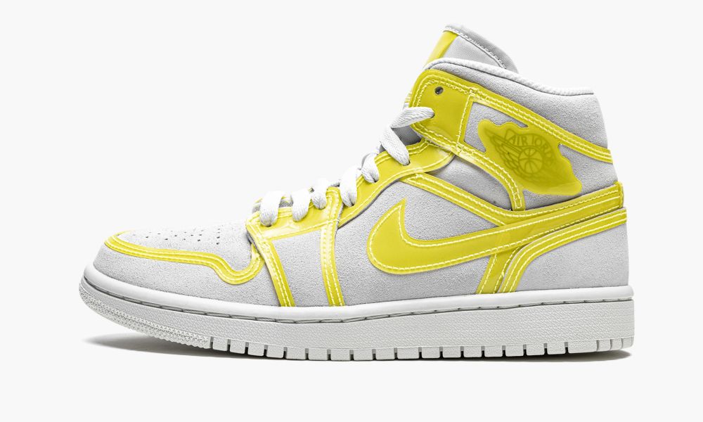 Nike Air Jordan 1 Mid LX "Opti Yellow" Ženske Cipele Bijele Žute | Hrvatska-3016249