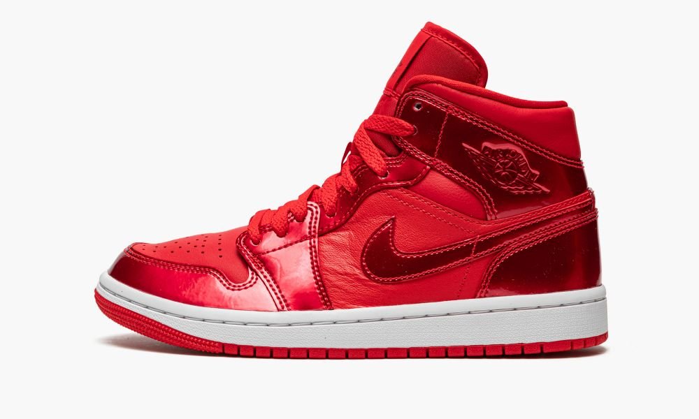 Nike Air Jordan 1 Mid "Pomegranate" Ženske Cipele Crvene Bordo | Hrvatska-7806124