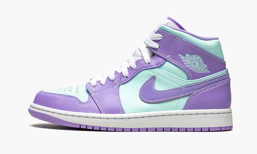 Nike Air Jordan 1 Mid "Purple Pulse / Glacier Blue" Muške Cipele Plave Ljubičaste | Hrvatska-6518247