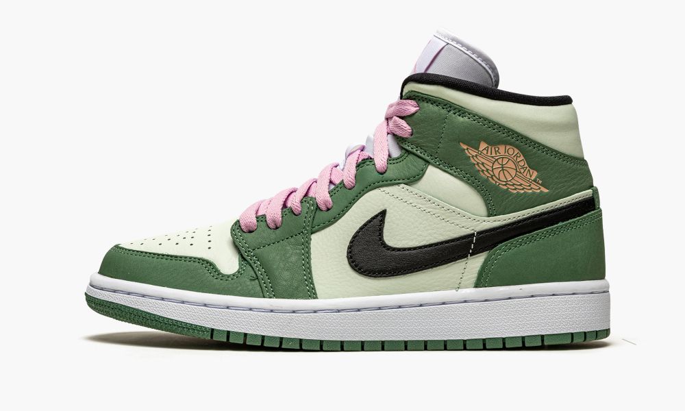 Nike Air Jordan 1 Mid SE "Dutch Green" Ženske Cipele Crne Zelene | Hrvatska-0329416