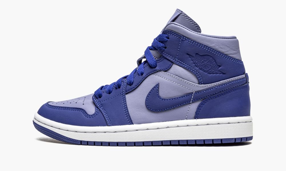 Nike Air Jordan 1 Mid SE "Iron Purple" Ženske Cipele Plave Ljubičaste Kraljevska Plava | Hrvatska-0453619