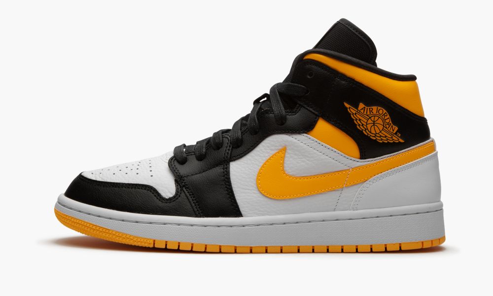 Nike Air Jordan 1 Mid SE "Laser Orange/Black" Ženske Cipele Crne Bijele Narančaste | Hrvatska-1247809