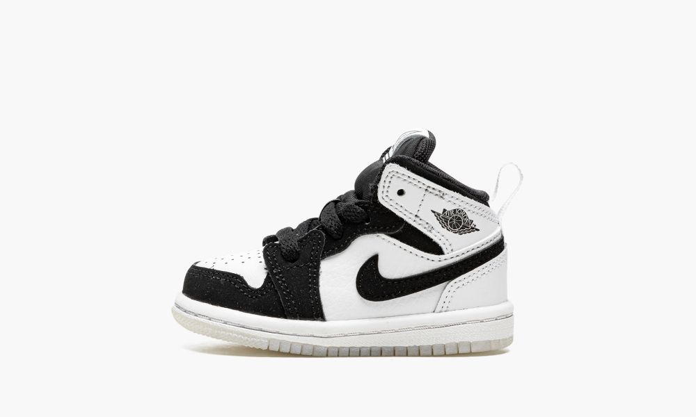 Nike Air Jordan 1 Mid SE (TD) "Diamond" Dječje Cipele Visebojne Crne Bijele | Hrvatska-9264875