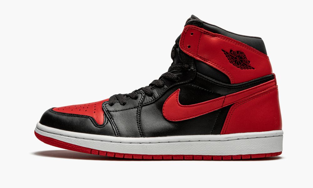 Nike Air Jordan 1 Retro "BRED 01'" Muške Cipele Crne Crvene | Hrvatska-4269718