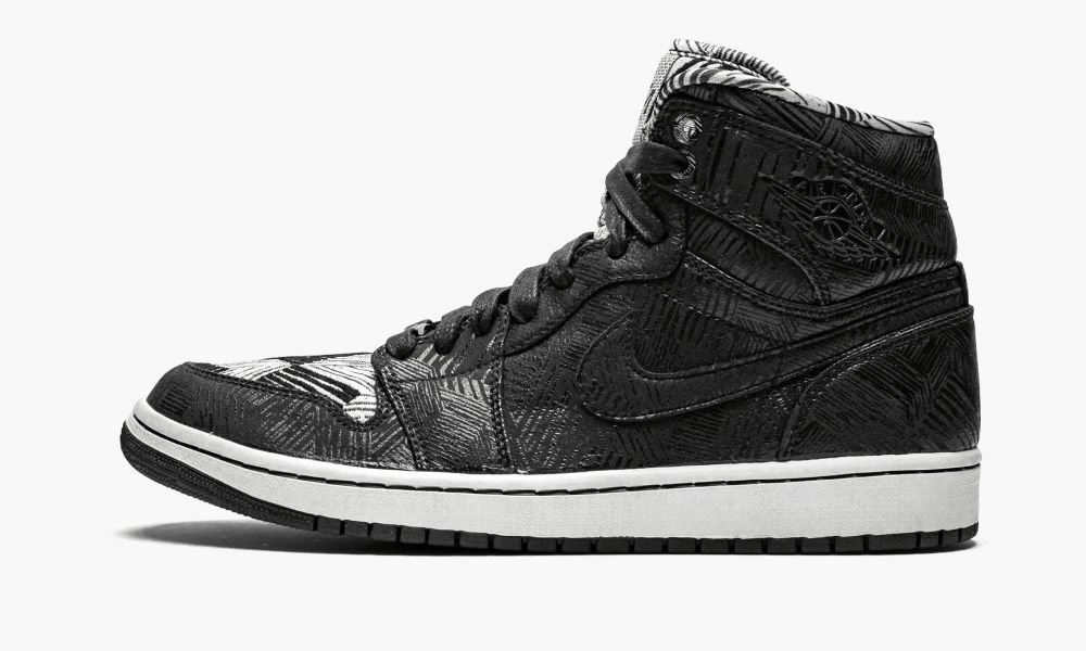 Nike Air Jordan 1 Retro High "Black History Month" Muške Cipele Crne Bijele | Hrvatska-9034612