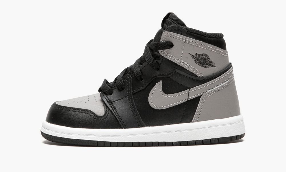 Nike Air Jordan 1 Retro High OG BT "Shadow" Dječje Cipele Crne Bijele Sive | Hrvatska-6380219