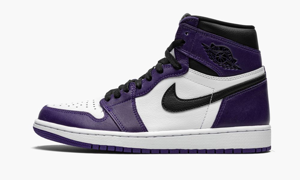 Nike Air Jordan 1 Retro High OG "Court Purple 2.0" Muške Cipele Bijele Crne Ljubičaste Bijele Ljubičaste | Hrvatska-0238461