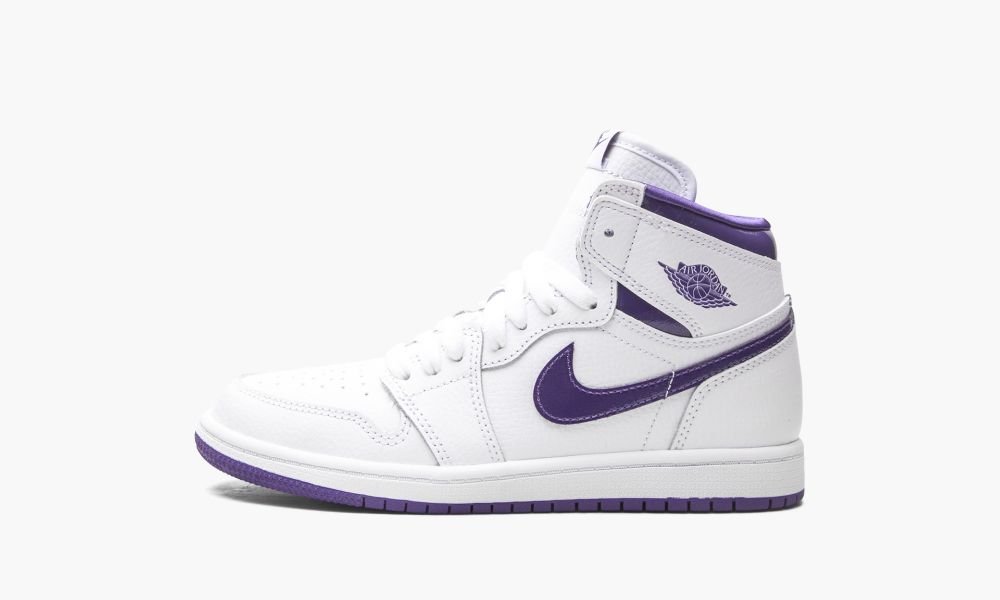 Nike Air Jordan 1 Retro High PS "Court Purple" Dječje Cipele Bijele Plave Ljubičaste | Hrvatska-9546708