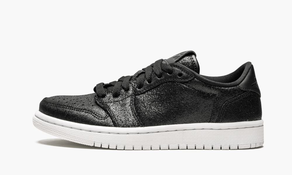 Nike Air Jordan 1 Retro Low NS "Black White" Ženske Cipele Crne Bijele Zlatne | Hrvatska-8621937