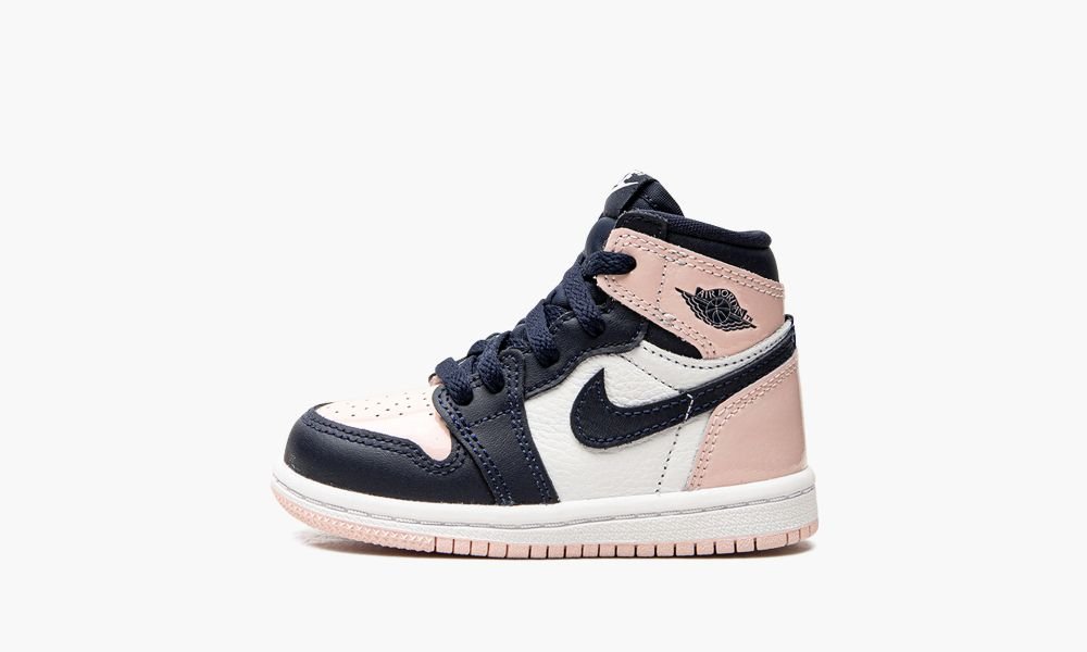 Nike Air Jordan 1 Retro OG TD "Bubble Gum" Dječje Cipele Crne Bijele Roze | Hrvatska-1839726