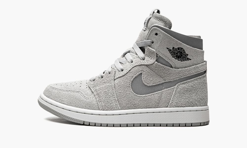 Nike Air Jordan 1 Zoom Air CMFT "Grey Fog" Ženske Cipele Crne Sive | Hrvatska-1396508