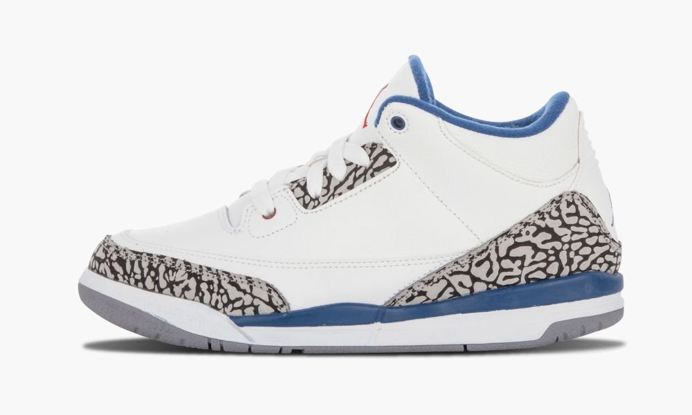 Nike Air Jordan 3 Retro (PS) "True Blue" Dječje Cipele Bijele Plave | Hrvatska-8253697