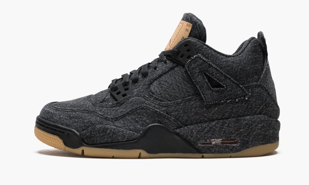 Nike Air Jordan 4 RTR Levis NRG BG "Levi's" Dječje Cipele Crne Smeđe | Hrvatska-7825104