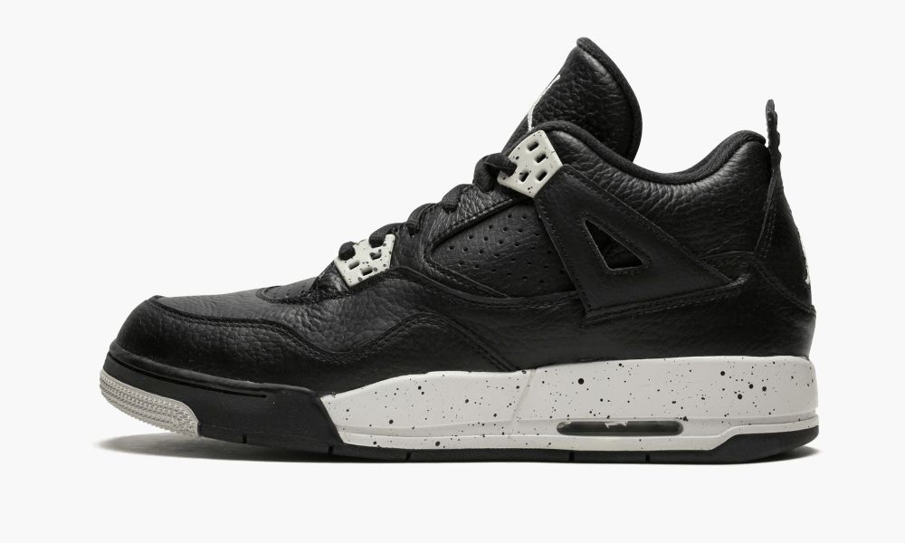 Nike Air Jordan 4 Retro BG "Oreo" Dječje Cipele Crne Sive | Hrvatska-6734905