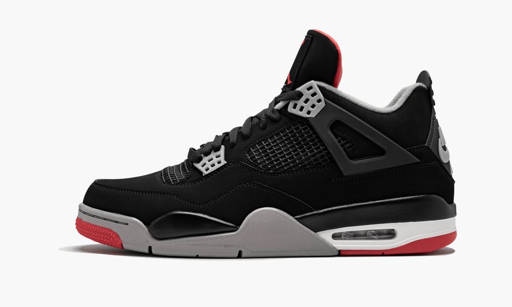 Nike Air Jordan 4 Retro "Bred 2019 Release" Muške Cipele Crne Sive Bijele | Hrvatska-9280371